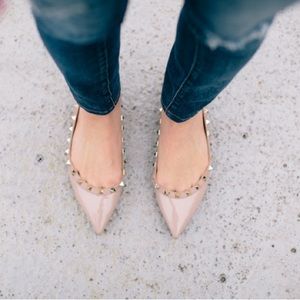 Valentino Rockstud Ballet Flat